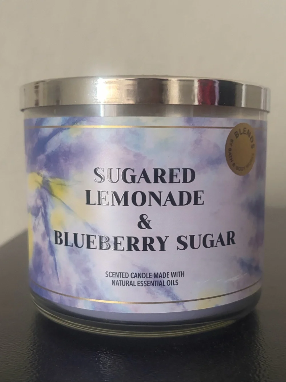 Bath & Body Works Sugared Lemonade & Blueberry Sugar Scented Candle